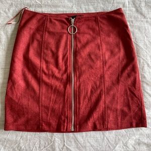 Red Cotton Candy LA Mini Skirt